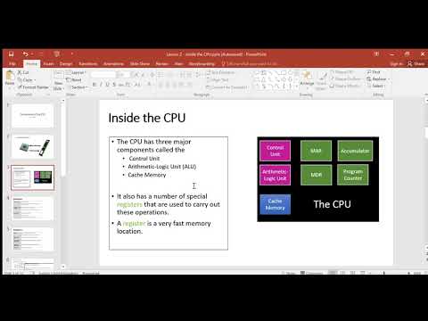 Lesson 2   inside the CPU part 1