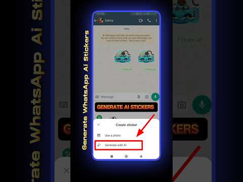 WhatsApp roll out new feature generate stickers with Ai