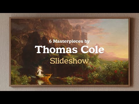 TV Art Slideshow | Thomas Cole | 1 Hour | No Music | 명화 슬라이드 | 회화 | 미술 | 명화감상 | 더프레임tv