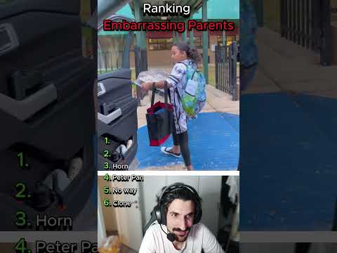 Ranking Embarrassing Parents thir childrens #shorts #funny