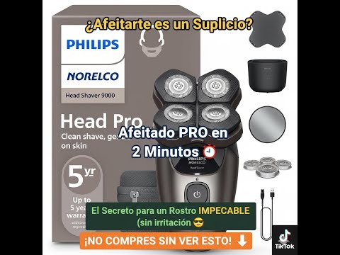 🔥 La afeitadora del futuro -  Afeitado limpio y sin irritación 💈✨ #afeitado #afeitadoclasico