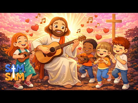 Love Like Jesus 🕊️ Best Sunday School Songs for Kids | Sam Sam Bible Stories & Worship ✨