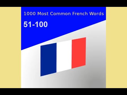 1000 Most common French vocab - 51-100