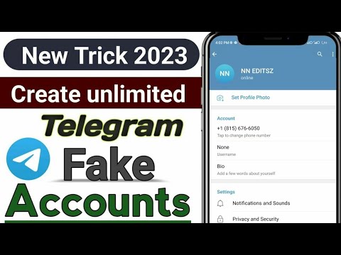 How to Create Fake Telegram Account - Unlimited  Fake Telegram Accounts (2023) - New trick
