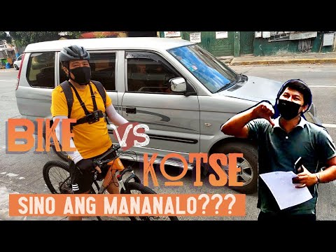 Bike vs Kotse Karera Cubao to Makati