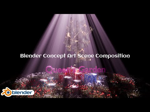 Blender Concept Art Scene Composition #3d #blender #conceptart