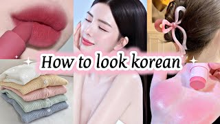 How to Look Korean | Easy Skincare & Makeup Tips for Korean Glow ✨ #korean #views #glowup 