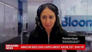 Amazon Falls After Vowing to Spend $200 Billion on AI This Year