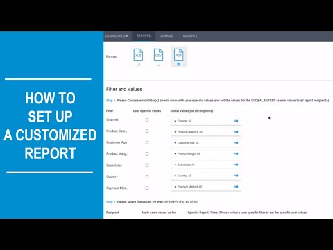 How To Set Up Customized Reports | datapine