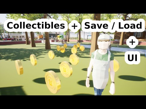 Create collectible items system, with auto-save & load, and dynamic UI in Unreal Engine 5 (tutorial)
