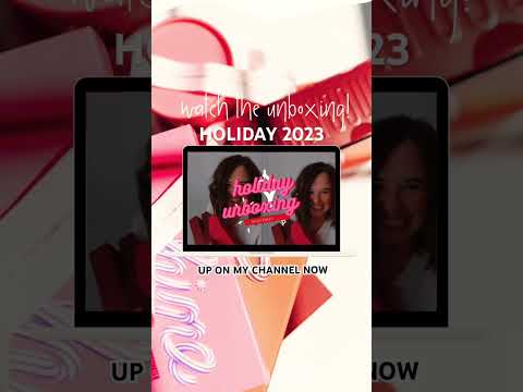 Holiday 23’ is LIVE— watch the full unboxing of our #cleanbeauty limited edition sets #holiday #gift