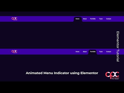 How to Make Animated Sliding Menu Indicator Using Elementor for FREE 2024 | Elementor Tutorial