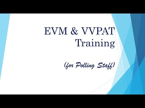 EVM & VVPAT Training in Punjabi by J.S.Sandhu