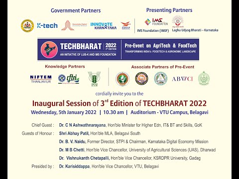 Abhay Patil,Inauguration of TechBharat 3.0,VTU,Belagavi