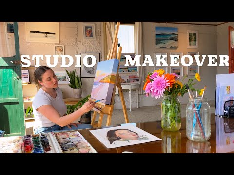 STUDIO MAKEOVER ✩ Opening my own Art Gallery at 20yrs old