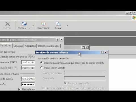 Configurar una cuenta de mail en Outlook Express