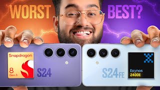 Samsung S24 Snapdragon vs S24 FE Full Compare ⚡ Galti Maat Karna?