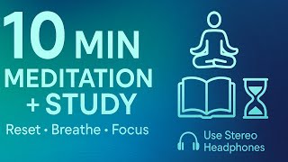 Reset your mind and get straight to a focused state