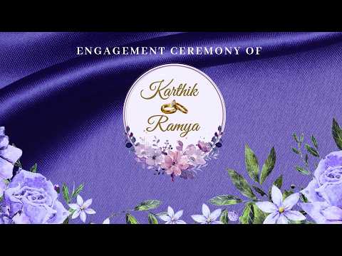 KARTHIK WITH RAMYA | ENGAGEMENT LIVE STERAMING | 21-02-2026