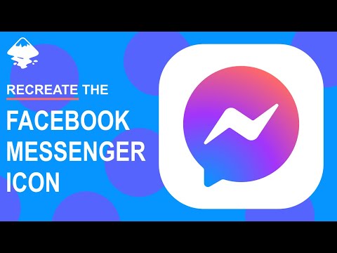 Create the Facebook Messenger Icon in Inkscape