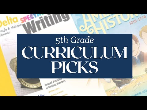 5th Grade Homeschool Curriculum Picks