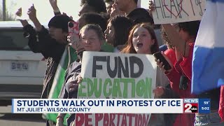 Mt. Juliet, TN students walk out in protest of ICE