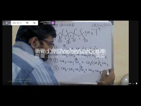 Mass Spectrometry Lecture-2 (Fragmentation Pattern of Alkanes, Alkenes, Alkynes)
