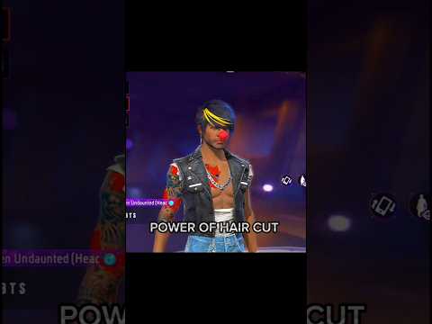 Power of Hair Cut Transformation Free Fire | #shorts