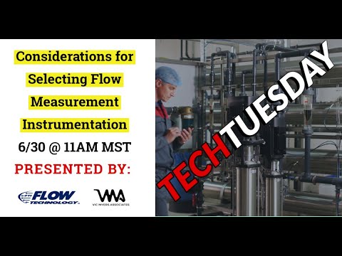 How to Select a Flow Meter