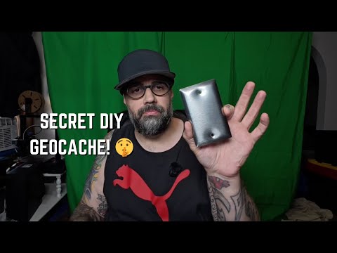 Episode 51: DIY Hidden Geocache Hack | Secret Wall Plate Cache Build!