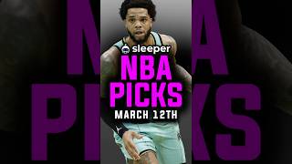 BEST NBA Picks for today on Sleeper 3/12/2025 | Sleeper Picks Promo Code