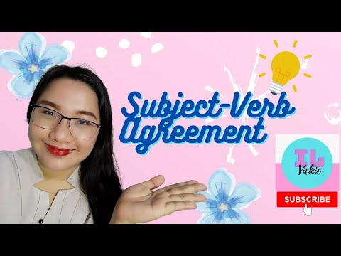 SUBJECT-VERB AGREEMENT (English Grammar)