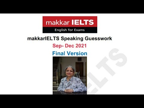 Makker september to December cue cards 2021 Makker | IELTS Speaking part 1 sep to dec final version