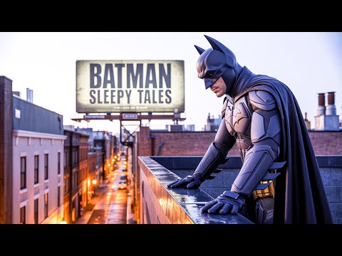 Legends of the Dark Hero: Batman vs Clayface | Gotham Rain Ambience for Relaxation