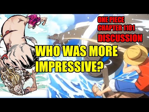 LUFFY or BONNEY Who has the most impressive first punch? One Piece Chapter 1101