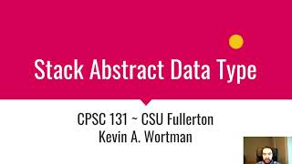 Stack Abstract Data Type