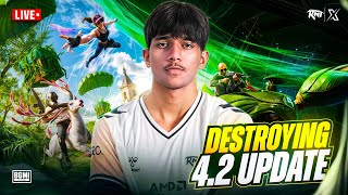 DAY 2 OF 4.2 UPDATE WITH WMax | BGMI LIVE