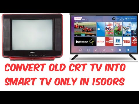 How to convert old crt TV into smart Tv...Only in🖥📺📺🖥 1500rs