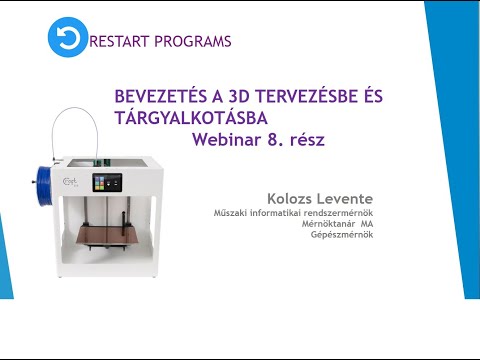 Bevezetés a 3D nyomtatásba és tervezésbe 8.  rész (STL módosítása)