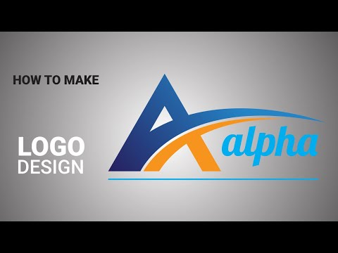 How To make Letter mark logo  tutorial || in Adobe Illustartor 2018 ||