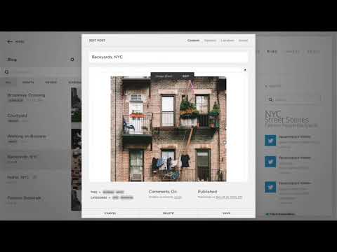 Blogging with Squarespace