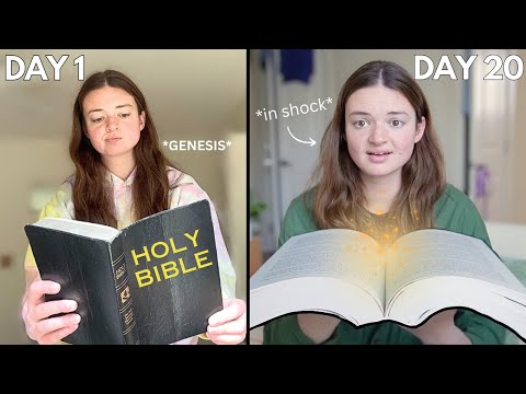 I Tried Reading the Bible in a Month (hitting halfway!) | Episode 3