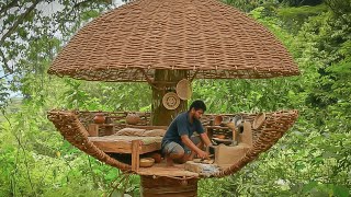 Amazing House-Building Skills Using Crude Tools in the Tropical Rainforest