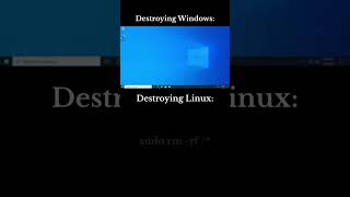 Destroying Linux only one command