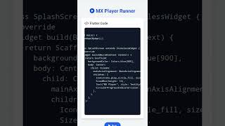 Flutter UI Design #flutter #coding #ytshorts #javascript