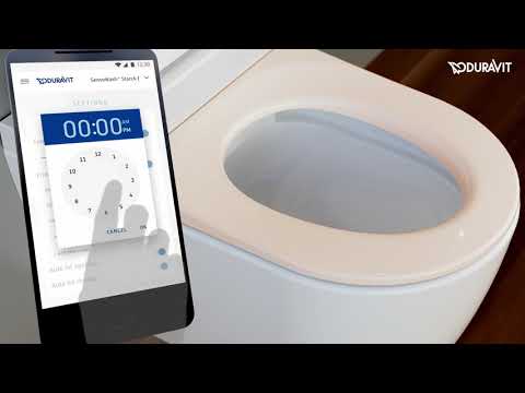 SensoWash® Starck f Shower Toilet handling and functions