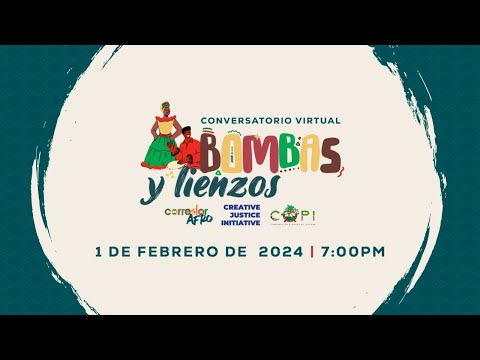 Exhibición virtual BOMBAS Y LIENZOS | HOY 7:00 PM | Faceook y Youtube Live!
