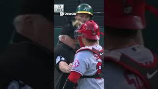 Crazy Bench Clearing Brawl! LAA vs  OAK