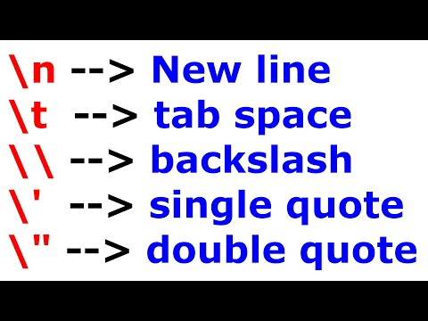 04 - Understanding Escape Sequences in C: \n, \t, \, ', " Explained