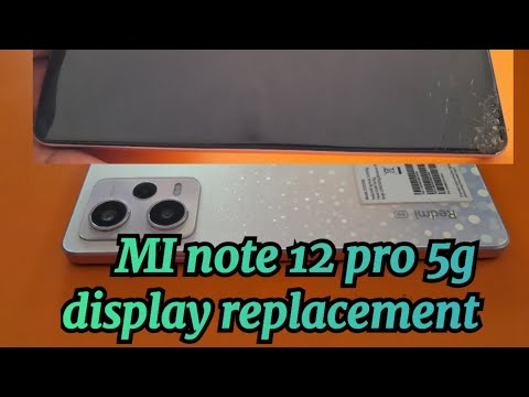 REDMI NOTE 12 PRO 5G DISPLAY REPLACEMENT...! #phonerepair #displaychange #redminote12series